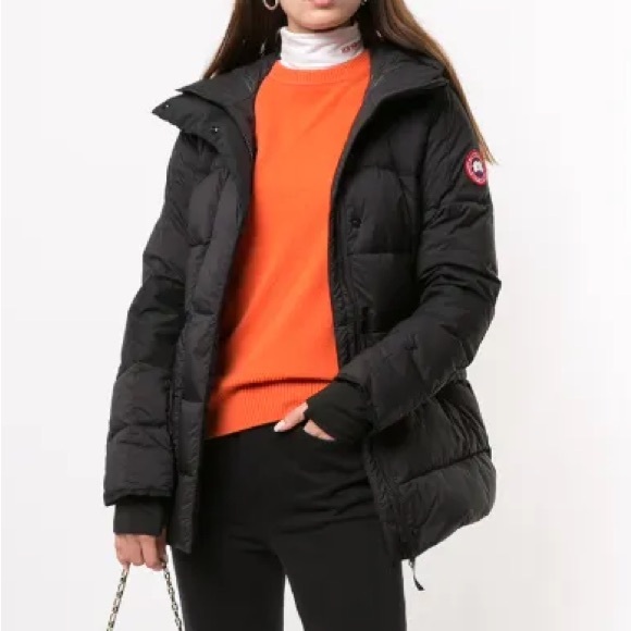 NWT Canada Goose Alliston Hooded Puffer Jacket in Black - Picture 1 of 8